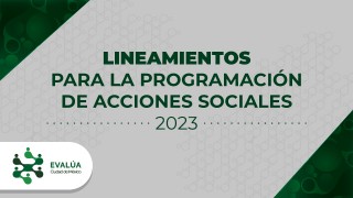 Lineamientos para la programación de acciones sociales 2023