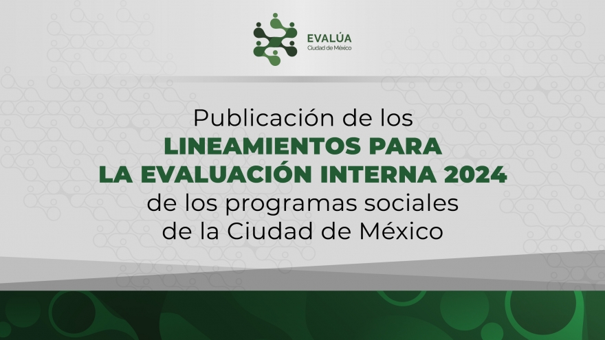 Lineamientos para la Evaluación Interna de los Programas Sociales del 2024